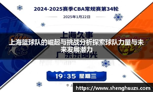 上海篮球队的崛起与挑战分析探索球队力量与未来发展潜力